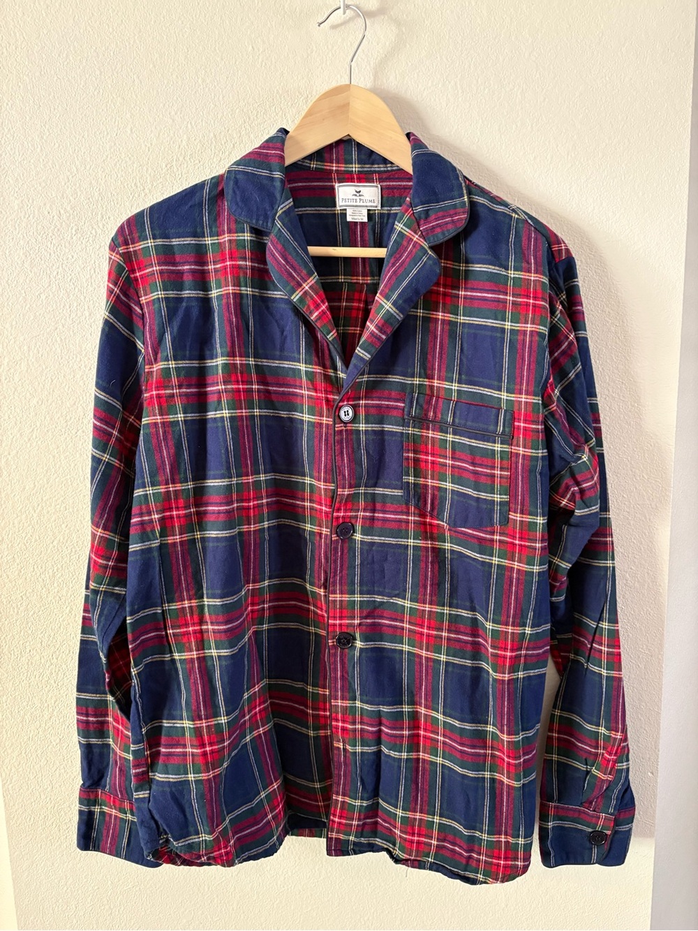 Cabincore Petite Plume Windsor Tartan Pajama Cotton Medium